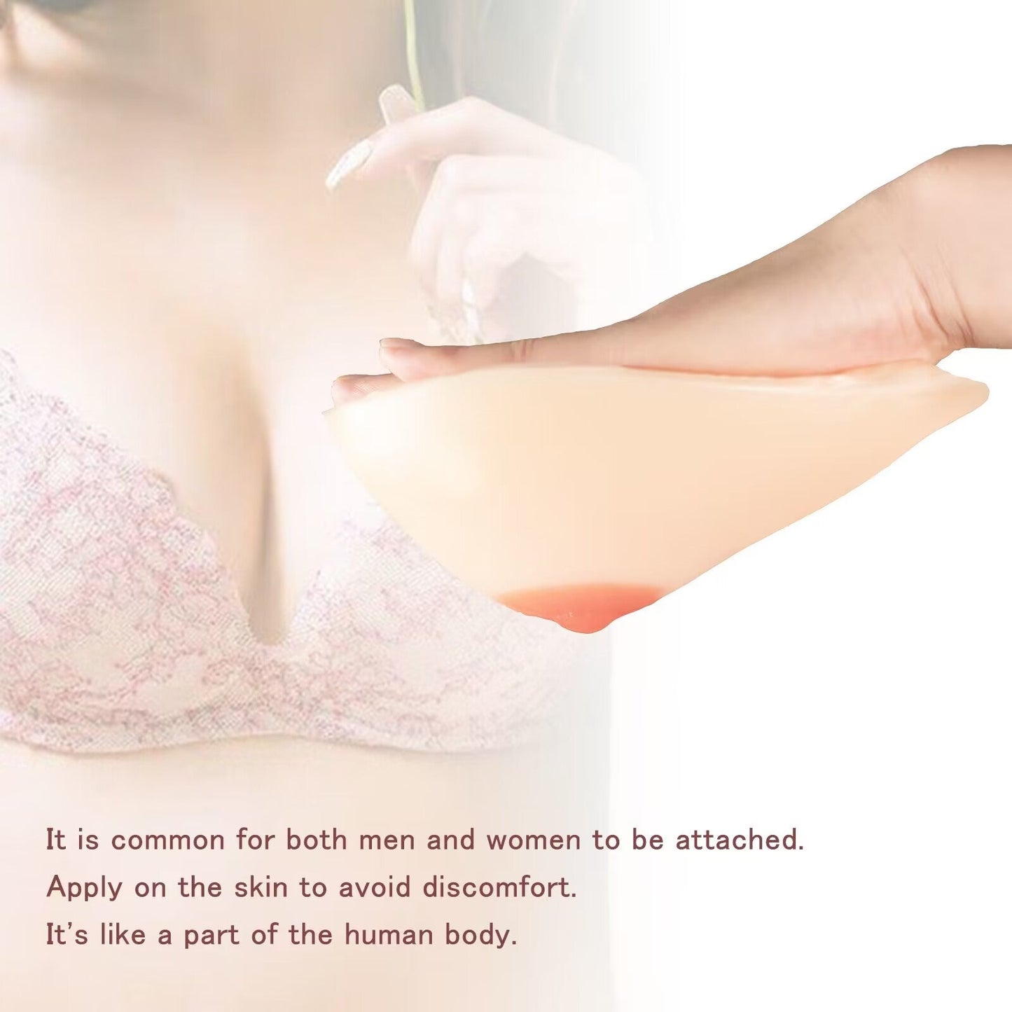 CYOMI シリコーンバスト自己粘着人工乳房