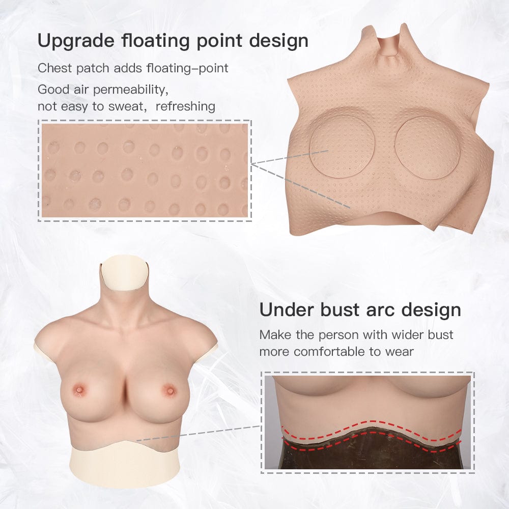 ハイカラーシリコン胸当て 7G