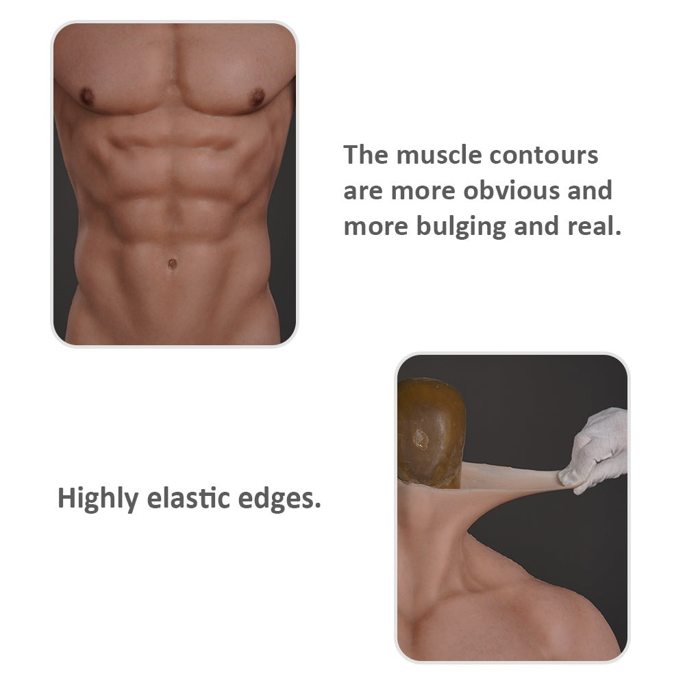 オイルフリーシリコンマッスルスーツ長袖8G