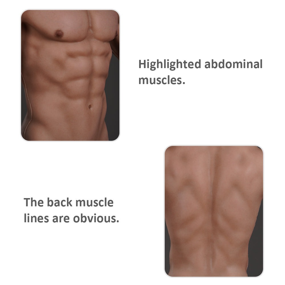 オイルフリーシリコンマッスルスーツ長袖8G