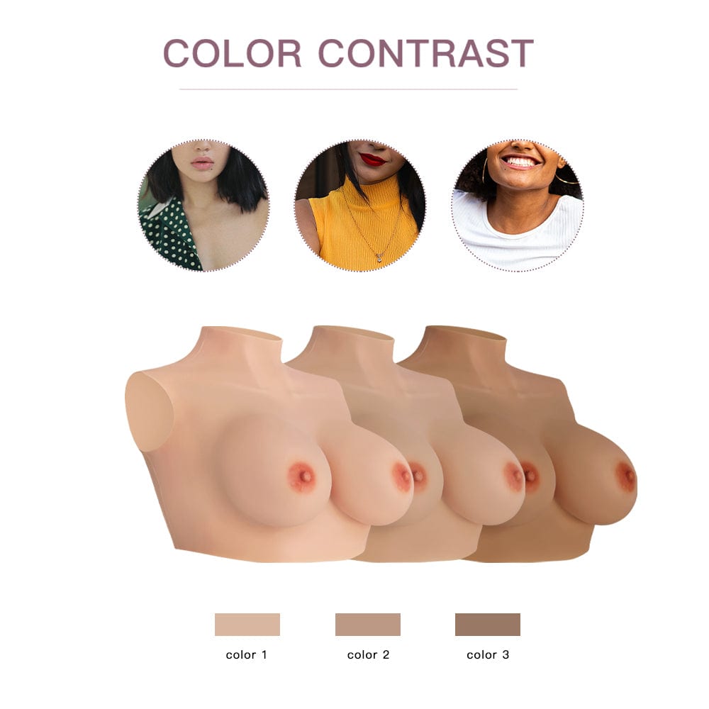 フラットカラーシリコン胸当て 4G